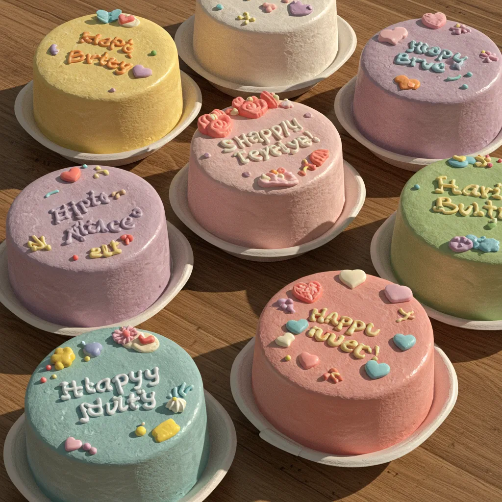Bento Cake: The Ultimate Guide to Korea’s Adorable Mini Cakes 6 assorted bento cakes with unique designs