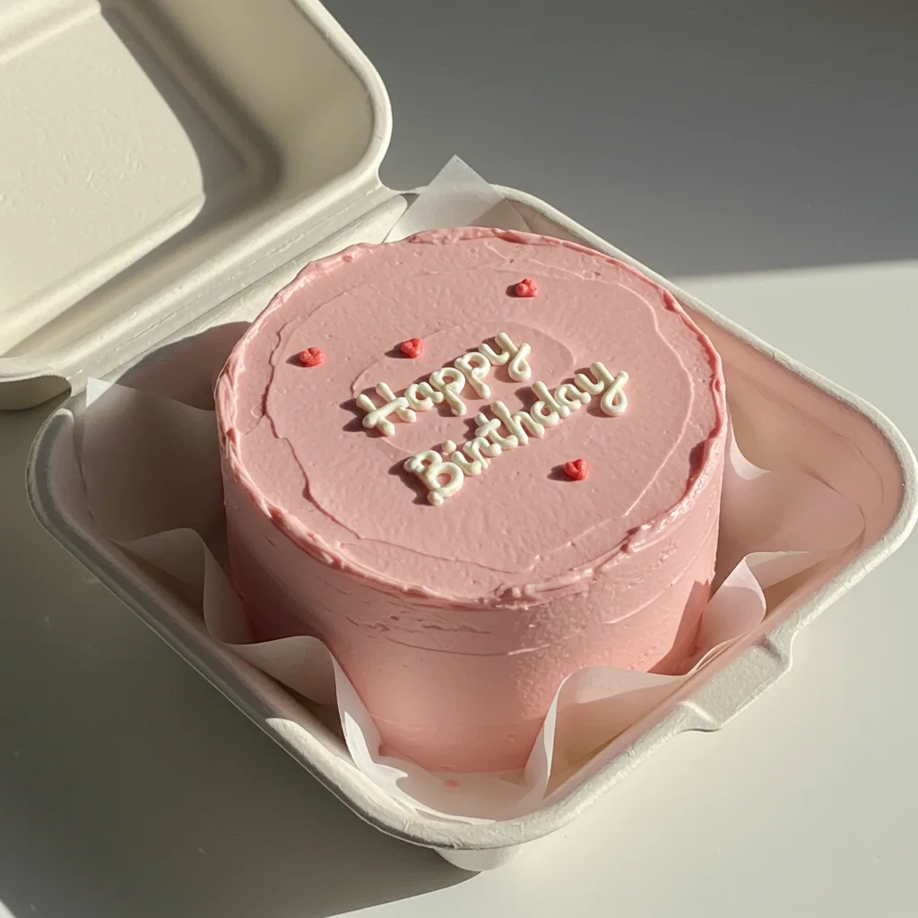 Bento Cake: The Ultimate Guide to Korea’s Adorable Mini Cakes 4 bento cake with pastel buttercream in lunchbox