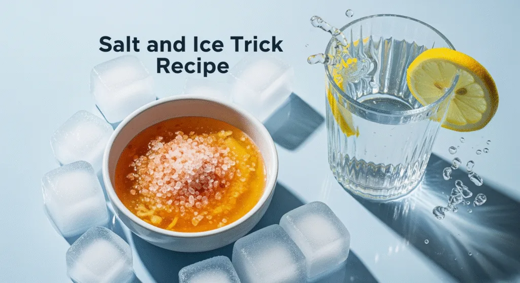 easy salt and ice trick recipe